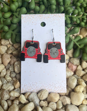 4x4 Wood Dangle (Red)